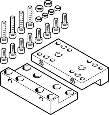 FESTO adapterplatenkit EHAM-H1