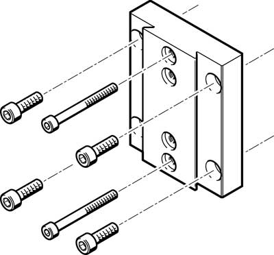 10481242 FESTO ACTUATORADAPTERKIT HMVA-DLA40 196790