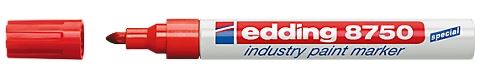 10696702 EDDING MARKEERSTIFT NR 8750 ROOD