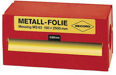 10399780 RECORD ROL STAALFOLIE RVS- 0.050MM
